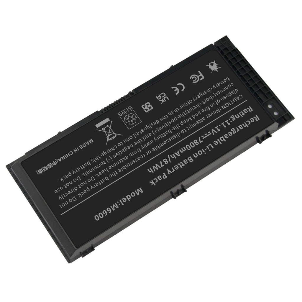 M6600 Battery for Dell Precision M4600 M4700 M4800 M6700 M6800 FV993 /Charger