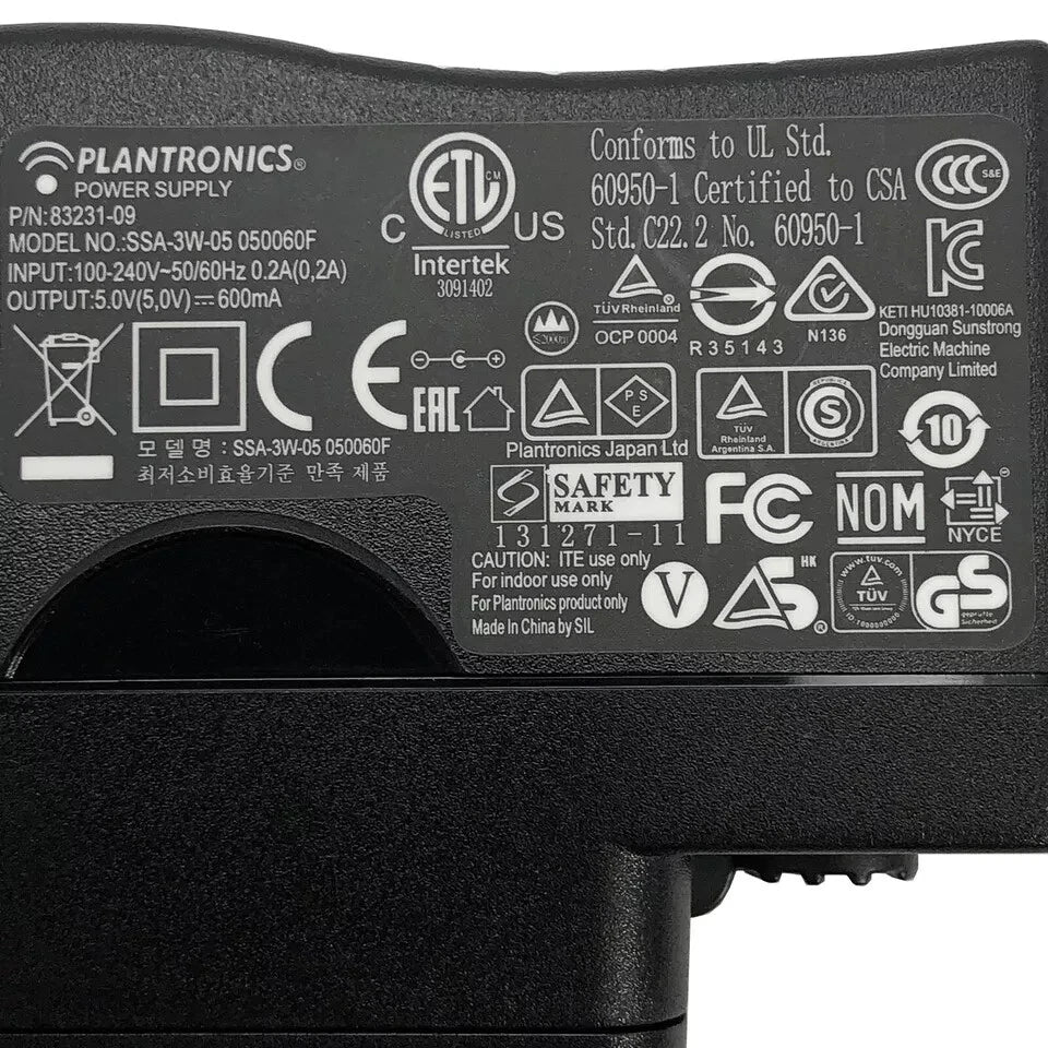 NEW Authentic AC Adapter for Plantronics AP15 Vista M22 IP40 Audio Processor