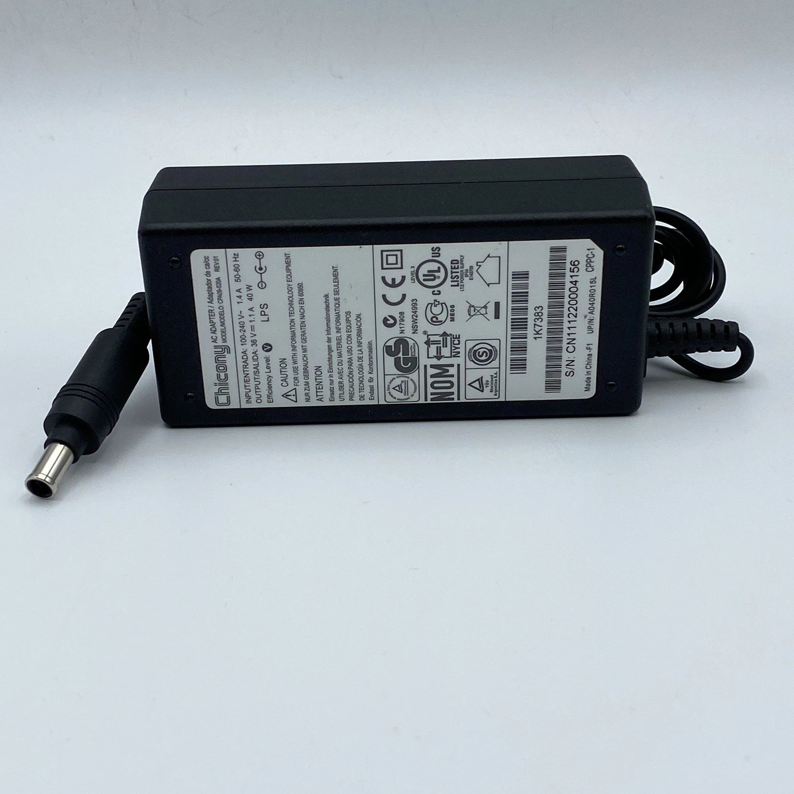 NEW Genuine Chicony CPA09-020A AC Adapter 36V 1.1A Power Supply OEM