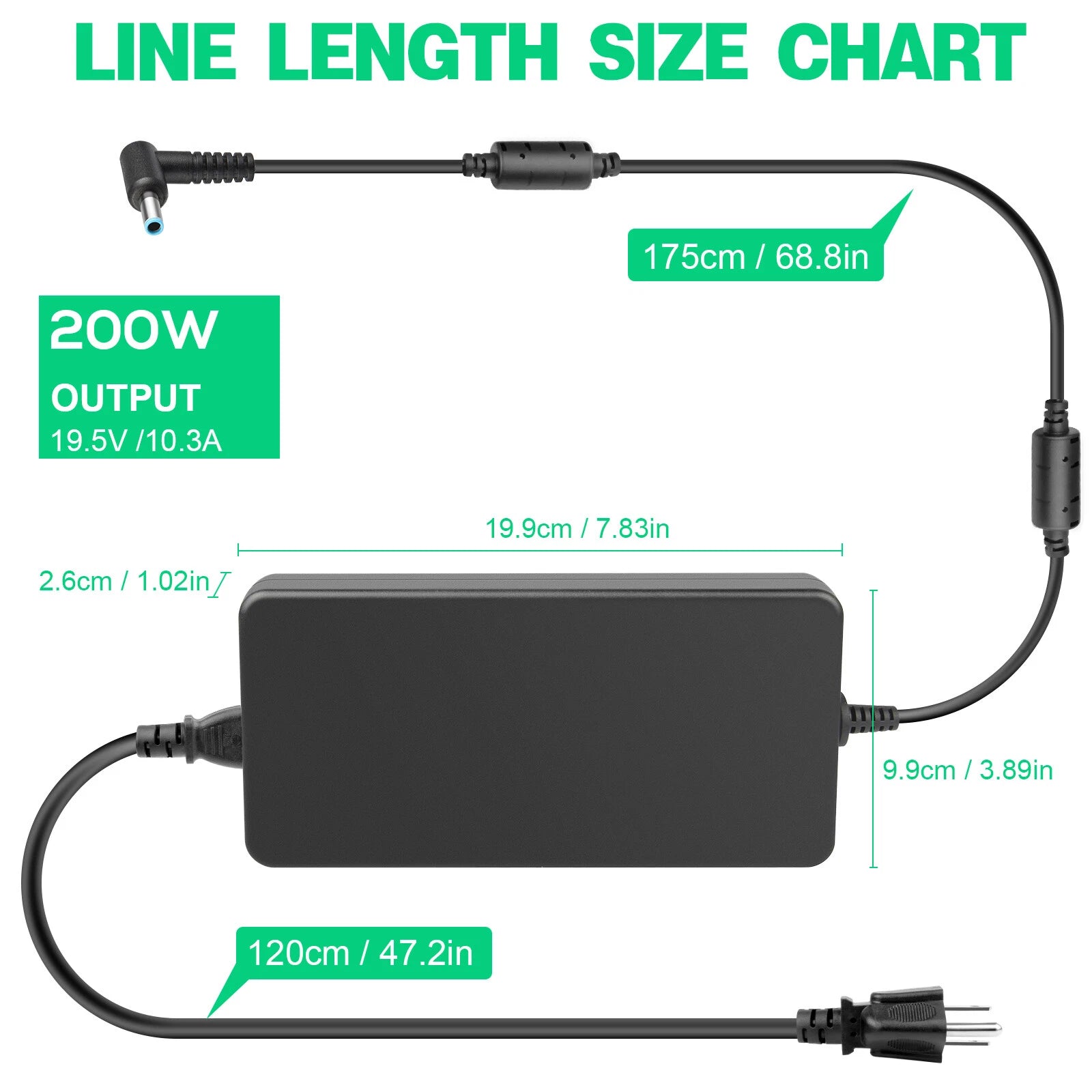 AC Adapter Laptop Charger For HP Victus OMEN ZBook 15 17 150W 200W Power Supply