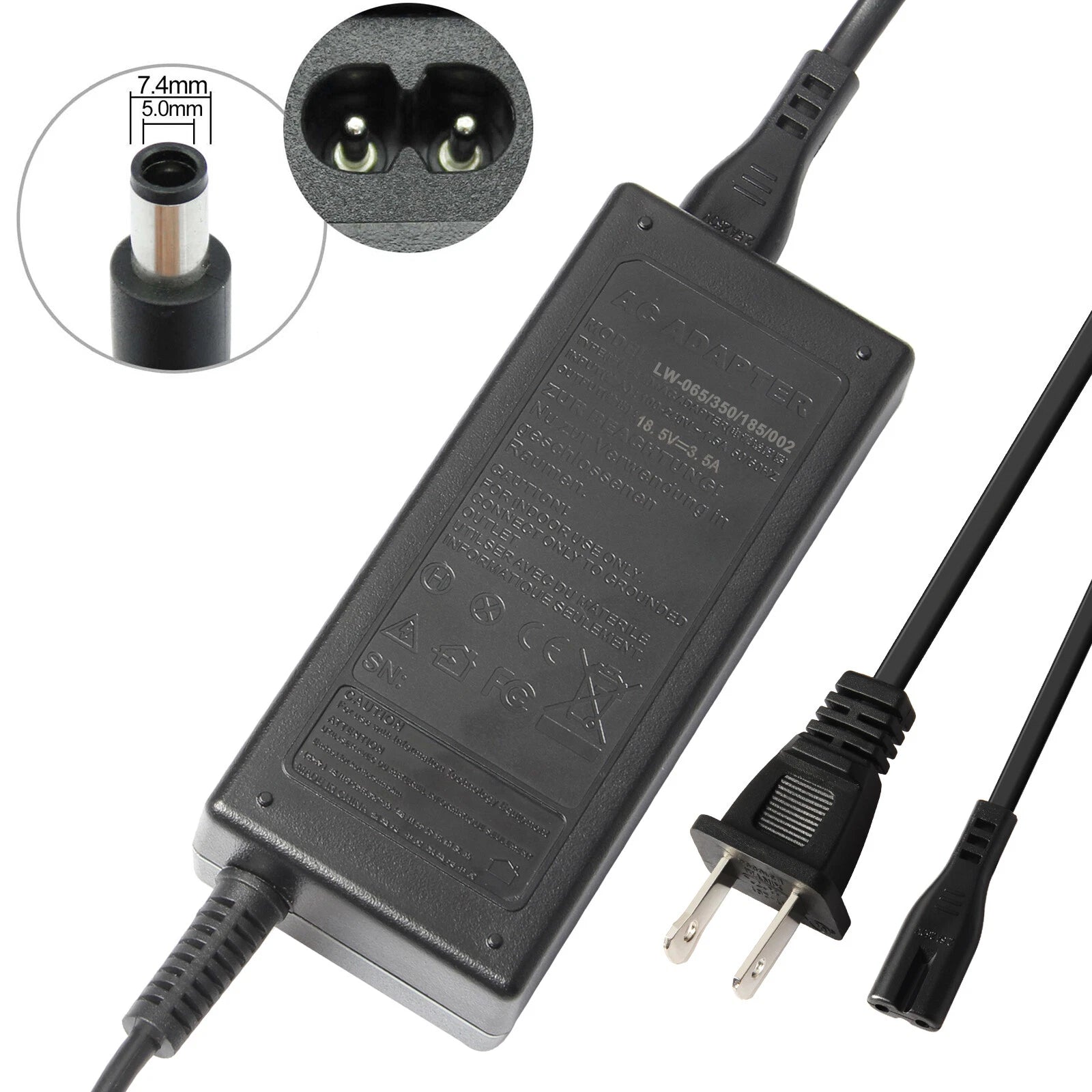 AC Adapter For HP Elitebook 8560w 8560p 8470p 8470w 8570p Power Cord Charger