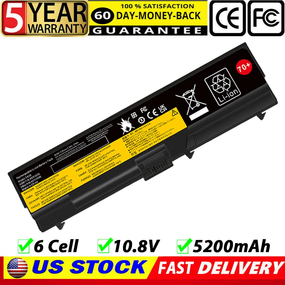 For Lenovo Thinkpad T530 T430 T430I W530 45N1001 42T4791 Battery 70+