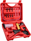 Hand Held Brake Fluid Tester Brake Bleeding Kit Auto Bleeder Vacuum Pump +Box