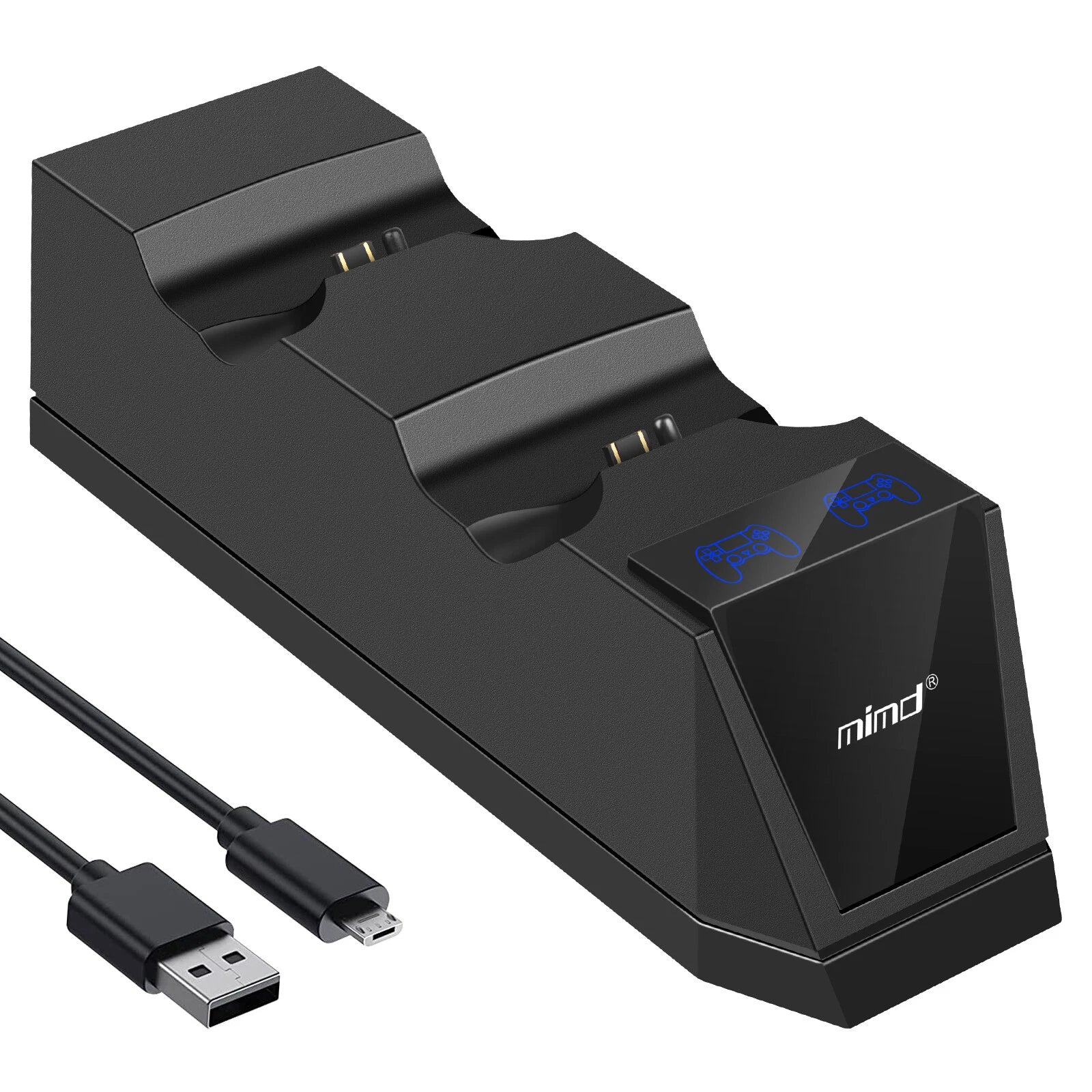 For PS4 PlayStation 4 Controller Dual Fast Charger Dock Station Charging Stand