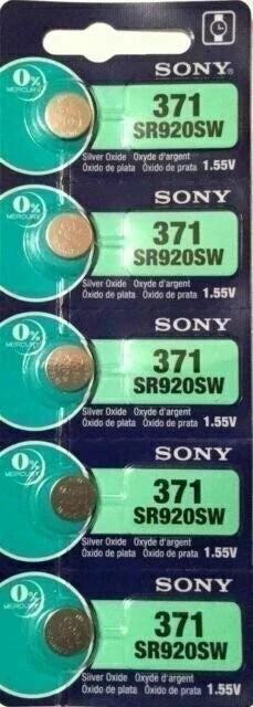 MURATA / SONY 371 370 SR920W SR920SW (10 Piece) Brand New Battery US Seller