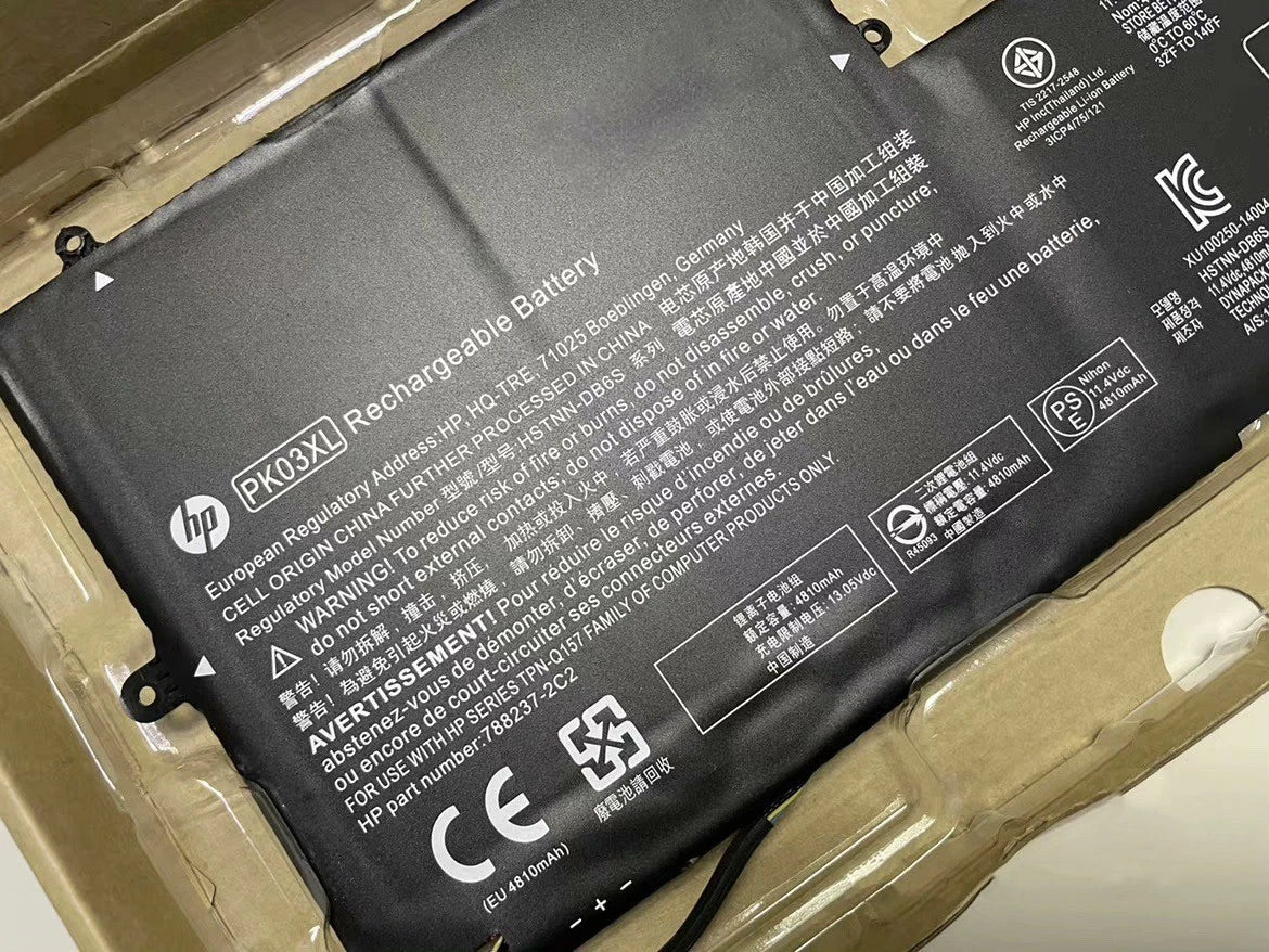 OEM PK03XL Battery For HP Spectre X360 789116-005 13-4101dx 13-4102dx 789116-005