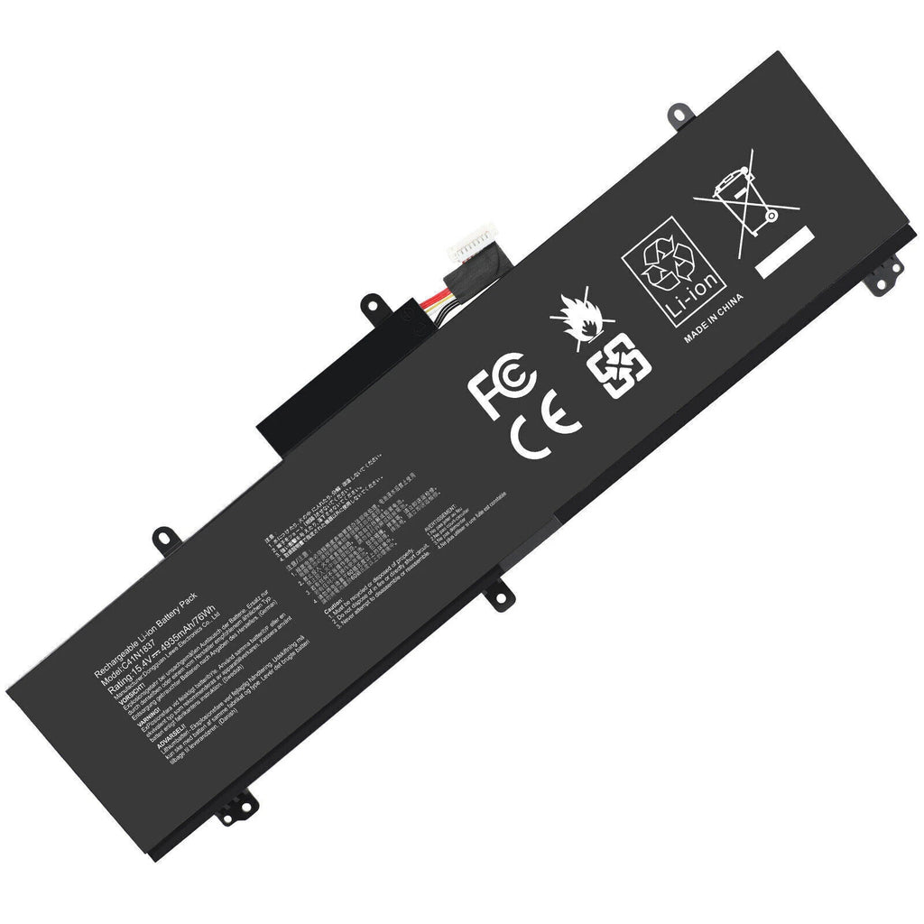 ?C41N1837 Battery For ASUS ROG Zephyrus G15 GA502 M15 GU502G S15 GX502 76Wh