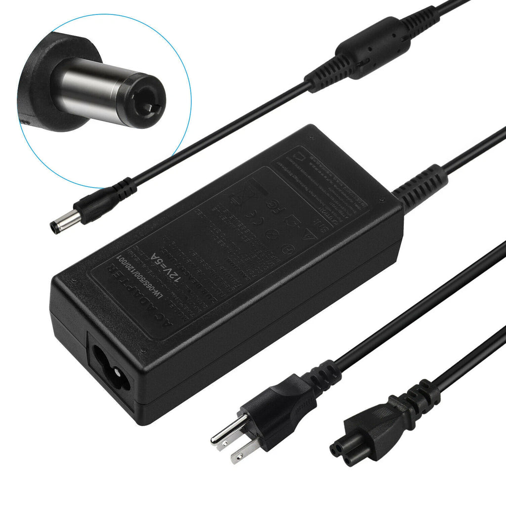 60W Power Adapter Charger for LED Strips Light,LCD Monitor,DVR Security Monitor