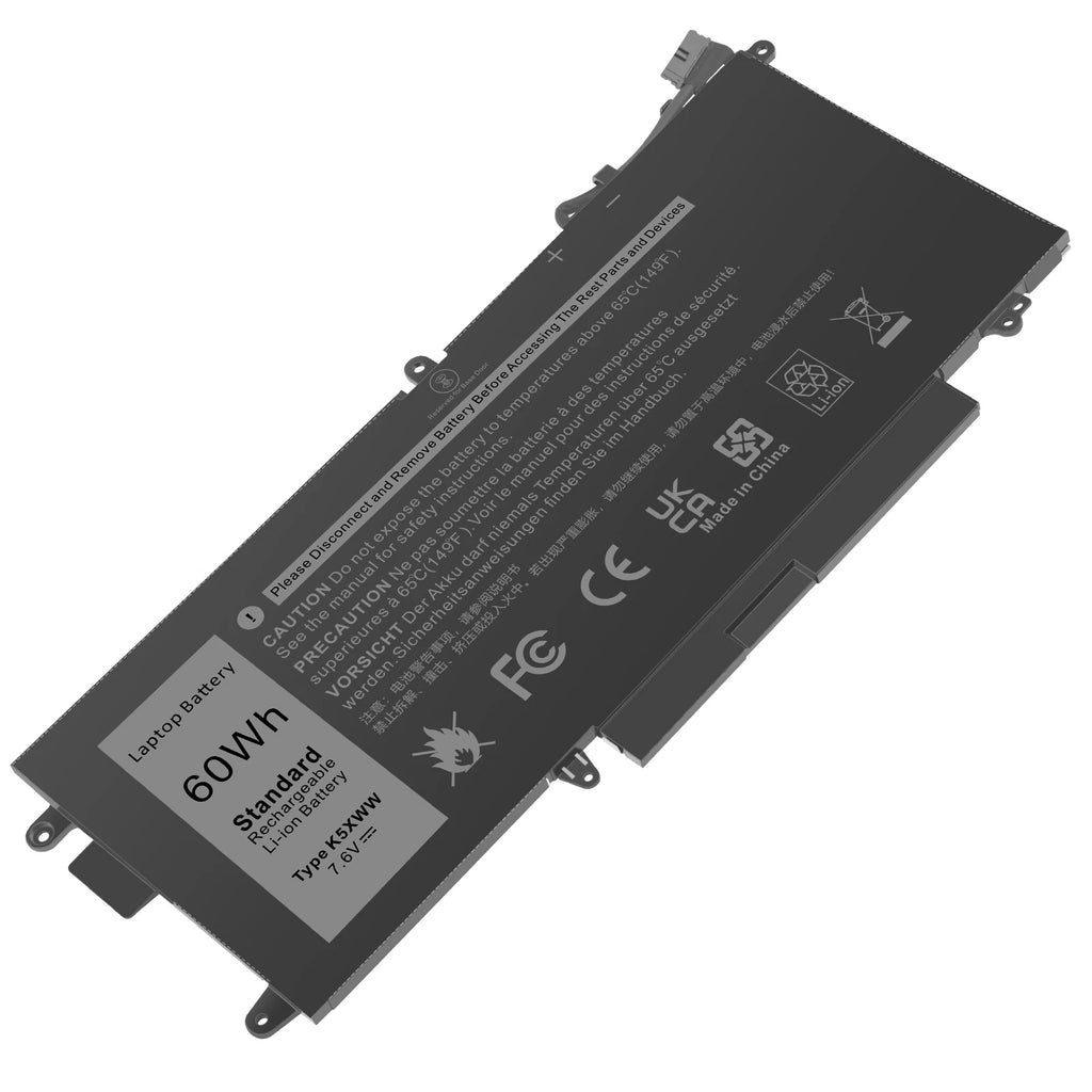 K5XWW 71TG4 Battery for Dell Latitude 7389 7390 L3180 5289 2 in 1 0X49C1 60Wh
