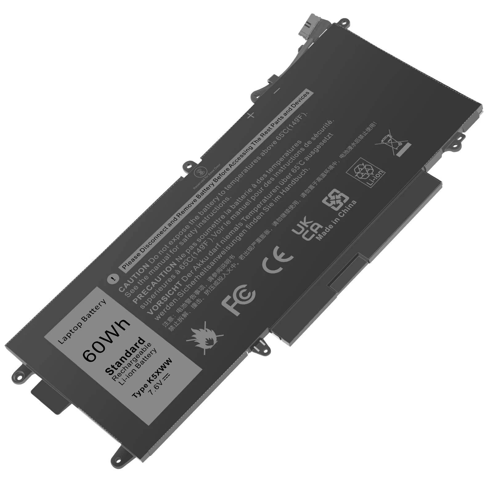 K5XWW 71TG4 Battery for Dell Latitude 7389 7390 L3180 5289 2 in 1 0X49C1 60Wh