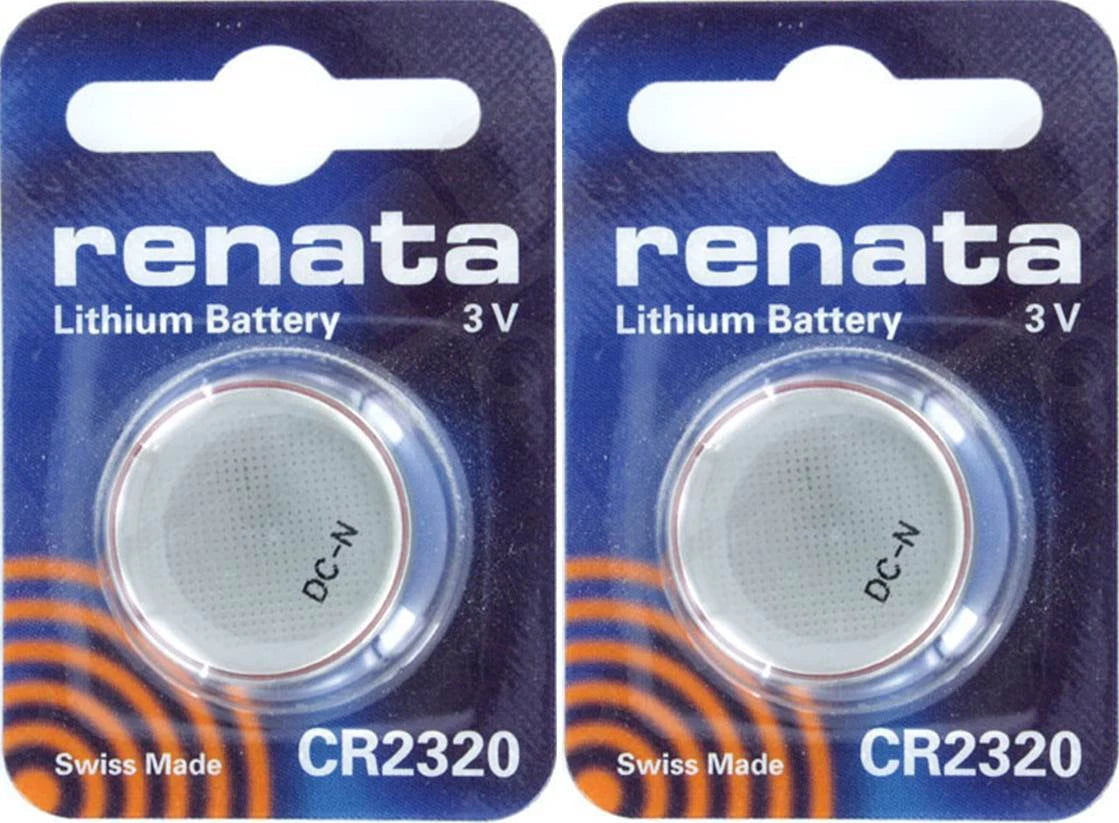 Renata CR2320 2320 Lithium Watch 3 v Batteries 2 Pack