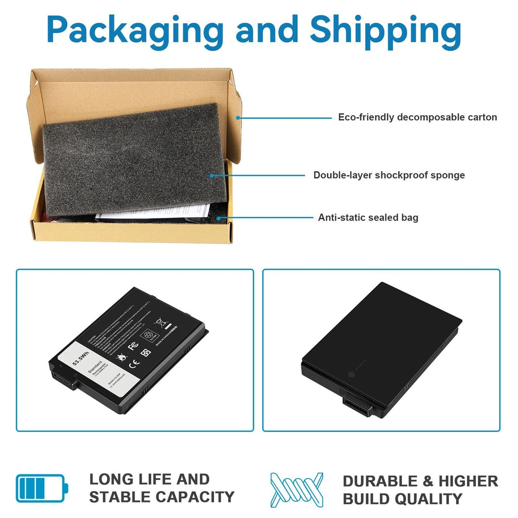XVJNP Battery For Dell Latitude 5430 7330 Rugged Extreme P148G P149G 6JRCP M0TN3