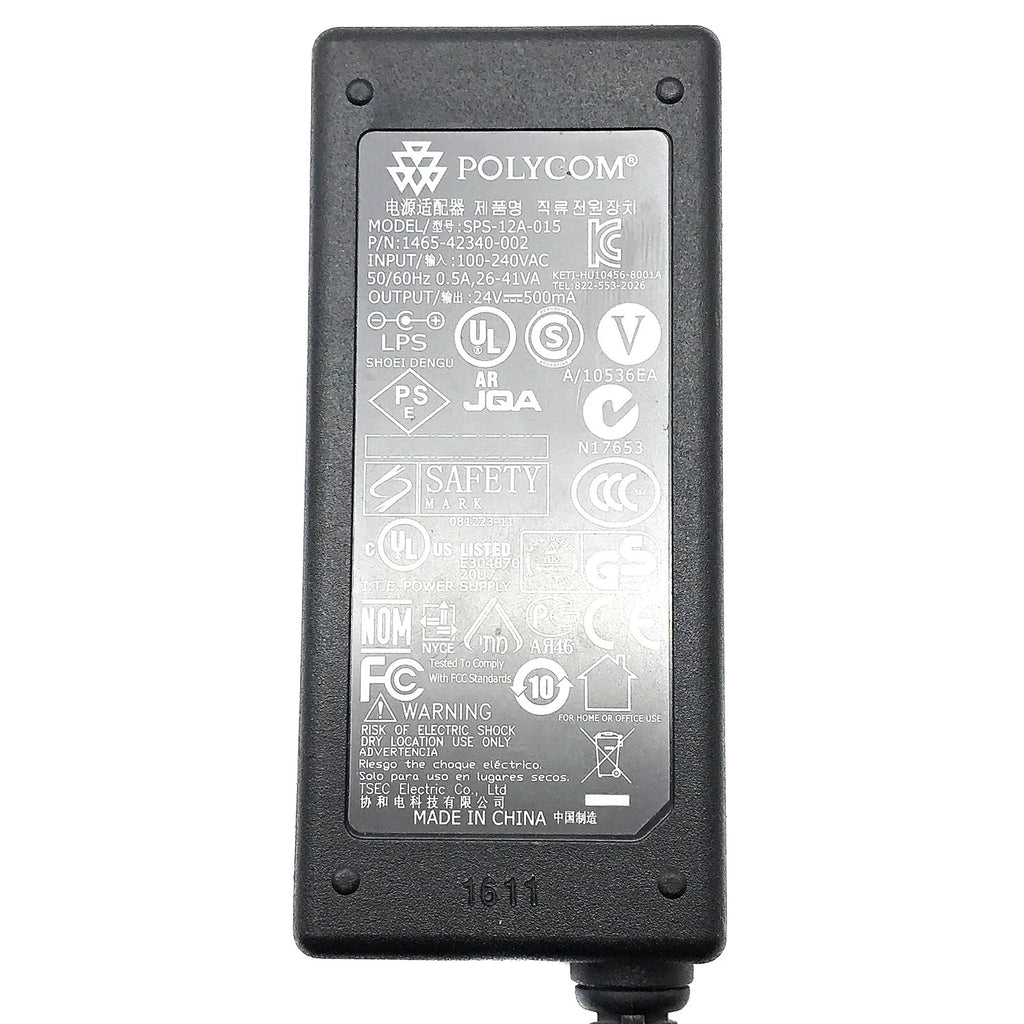 LOT OF 5 NEW Polycom Adapter SPS-12A-015 1465-42340-002 24V Telephone Charger