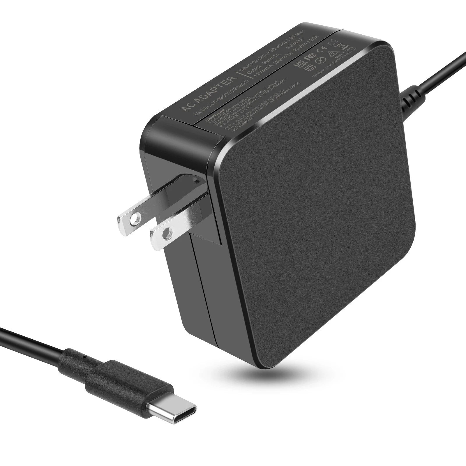 65W USB C AC Adapter Charger for HP L30757-002 L32392-001 L30757-004 L32392-001