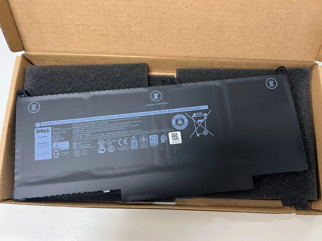 Genuine MXV9V Laptop Battery For Latitude 5300 5310 2-in-1 Series 7300 7400 60WH