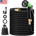 Expandale Garden Hose (100ft) - Flexible Water Hose with 8 Spray Nozzle Car Wash