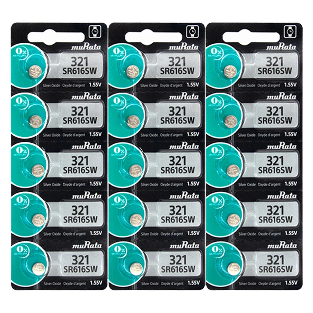 321 Murata Replaces Sony Watch Batteries SR616SW 15 Battery