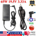19.5v For HP ProtectSmart 15-n278SA Charger Blue Tip AC Adapter +US Power Cord