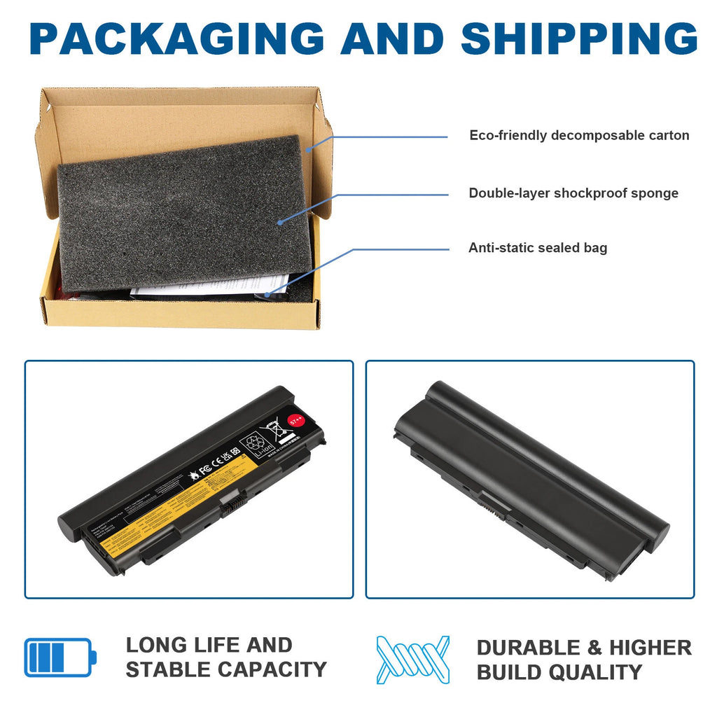 57++ Battery for Lenovo Thinkpad T440p T540p W540 W541 L440 L540 Series 0C52864