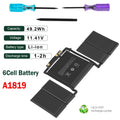 BATTERY A1819 FOR MACBOOK PRO 13" A1706 LATER 2016 MID 2017 EMC 3071 3163 49.2WH