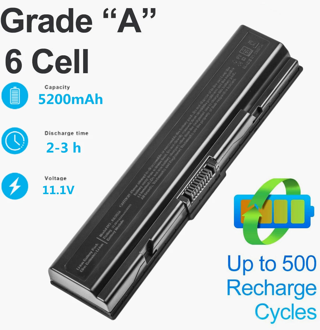 Battery for Toshiba Satellite PA3534U-1BRS A205 A305 A505 L305 L505D 5200mAh