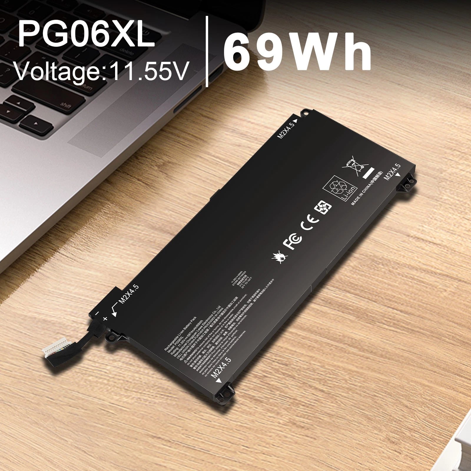 PG06XL Battery For HP Omen 15-DH 15T-DH000 DH1019NR L48431-2C1 HSTNN-DB9F 69WH