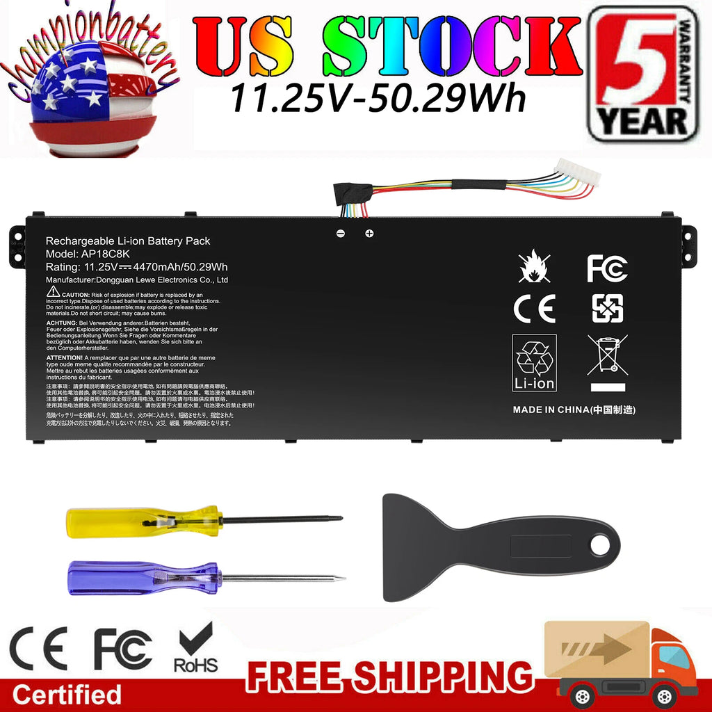 AP18C8K AC18C8K Battery For Acer Aspire 5 A514-52 A515-43 A515-54 Swift 3 SP 314