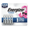 Energizer Ultimate Lithium AA Batteries (8 Pack), Double A Batteries