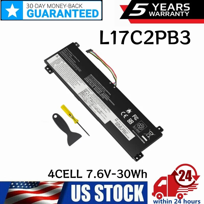 L17C2PB3 L17L2PB3 L17M2PB4 Battery For Lenovo V130-15IGM V330-15IKB 30Wh
