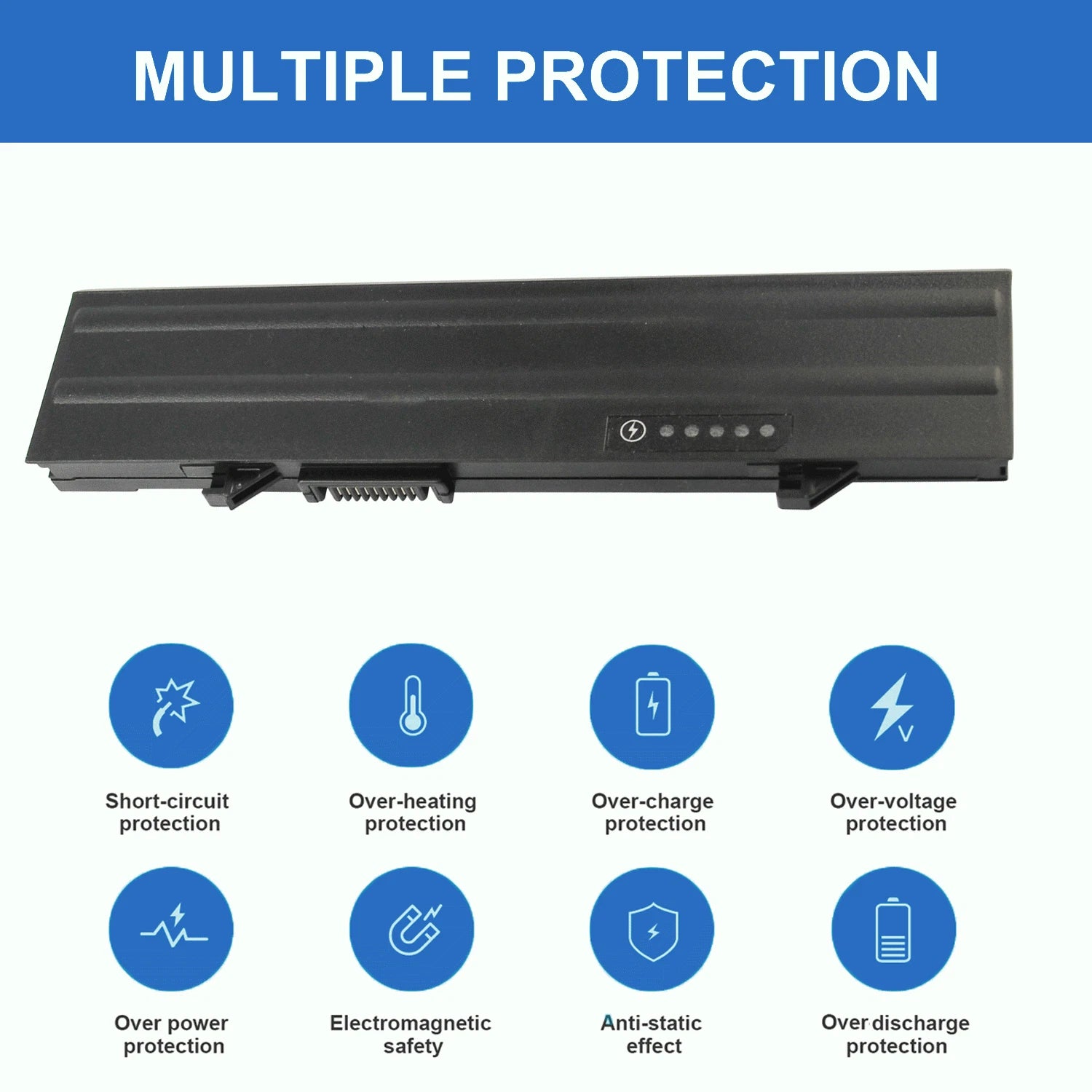 6 Cell Battery for Dell Latitude E5400 E5500 E5410 E5510 KM742 PX644H KM970