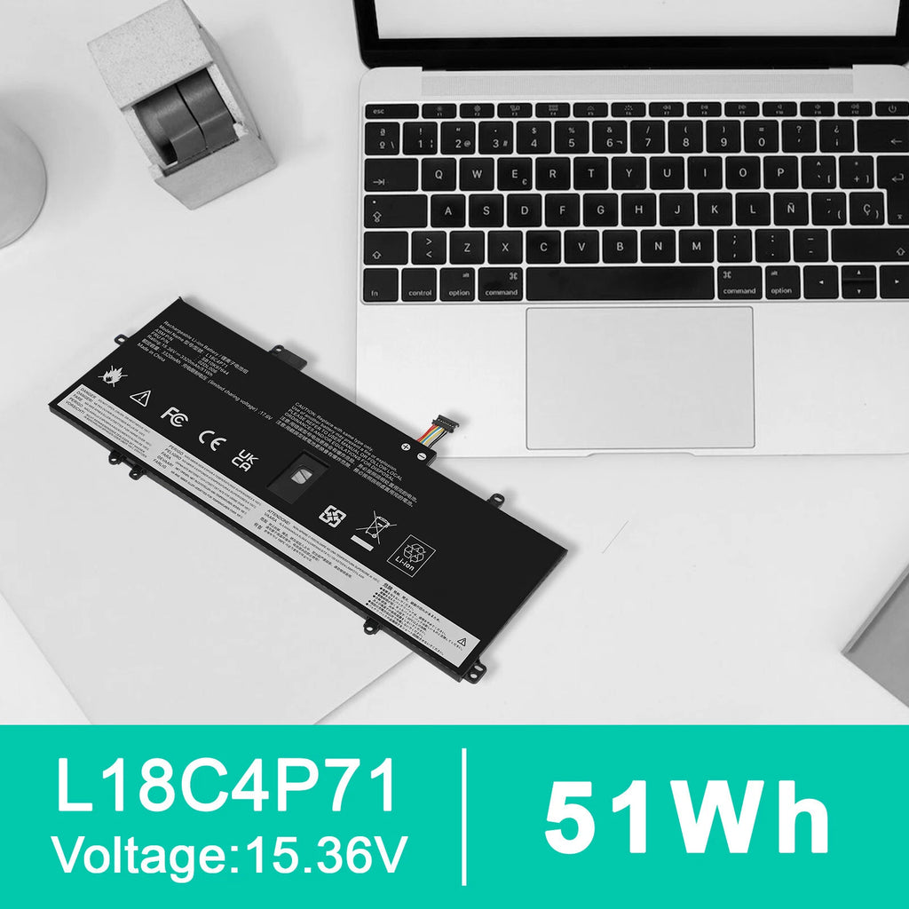 Battery For Lenovo ThinkPad X1 Carbon 7th 8th Gen L18C4P71 L18L4P71 L18M4P72