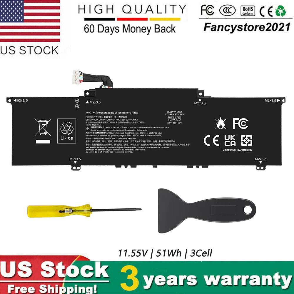 BN03XL Battery For HP Envy x360 15m-ee013dx HSTNN-OB1O L76965-AC1 L77034-005 New