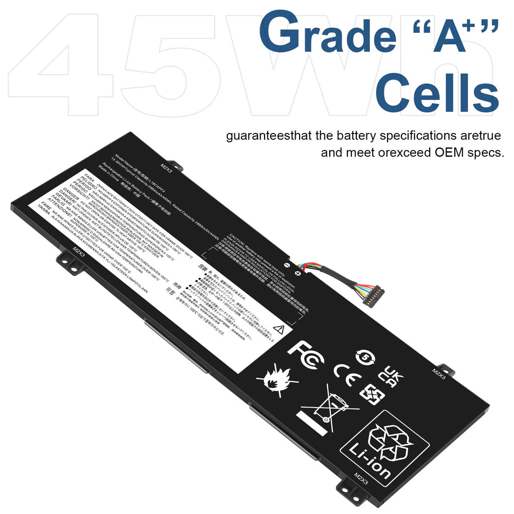 5B10T09081 L18C4PF3 BATTERY For LENOVO FLEX-14IWL 81SQ (DE110)