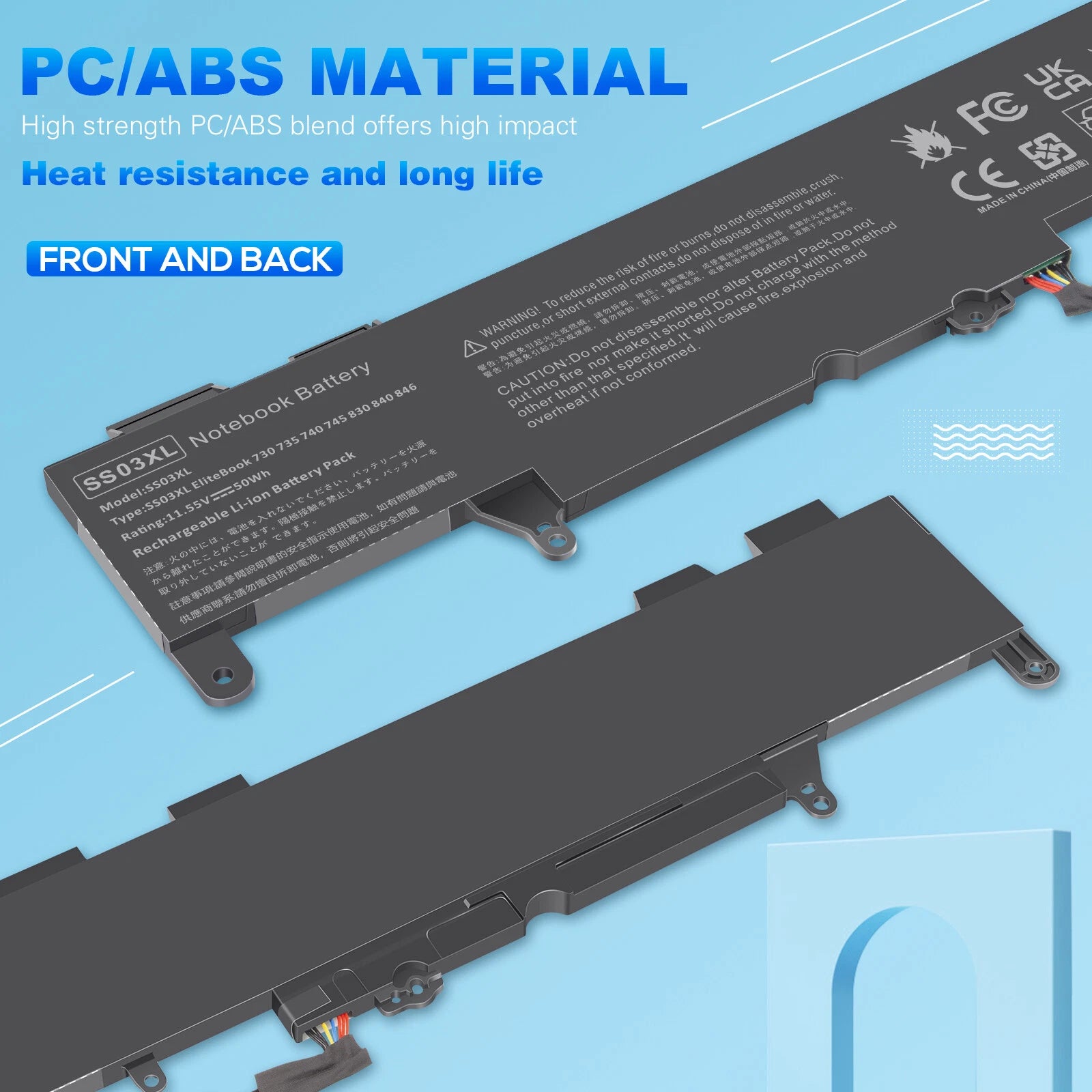 SS03XL Battery for HP EliteBook 840 G5 G6 730 735 740 G5 933321-855 ZBook 14U G6