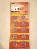 10 pc Tcbest Alkaline battery LR54 AG10 L1131F LR1130 exp.12/2031