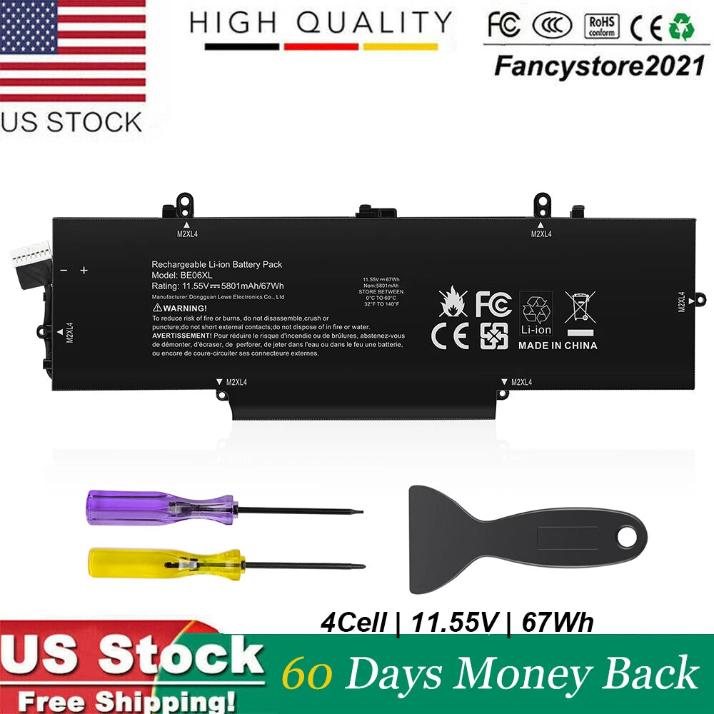 BE06XL Battery For HP Elitebook 1040 G4 Folio Series HSTNN-IB7V HSTNN-DB7Y 67Wh