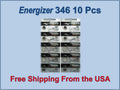 10 PCS ENERGIZER 346 WATCH BATTERIES SR712SW SR712W