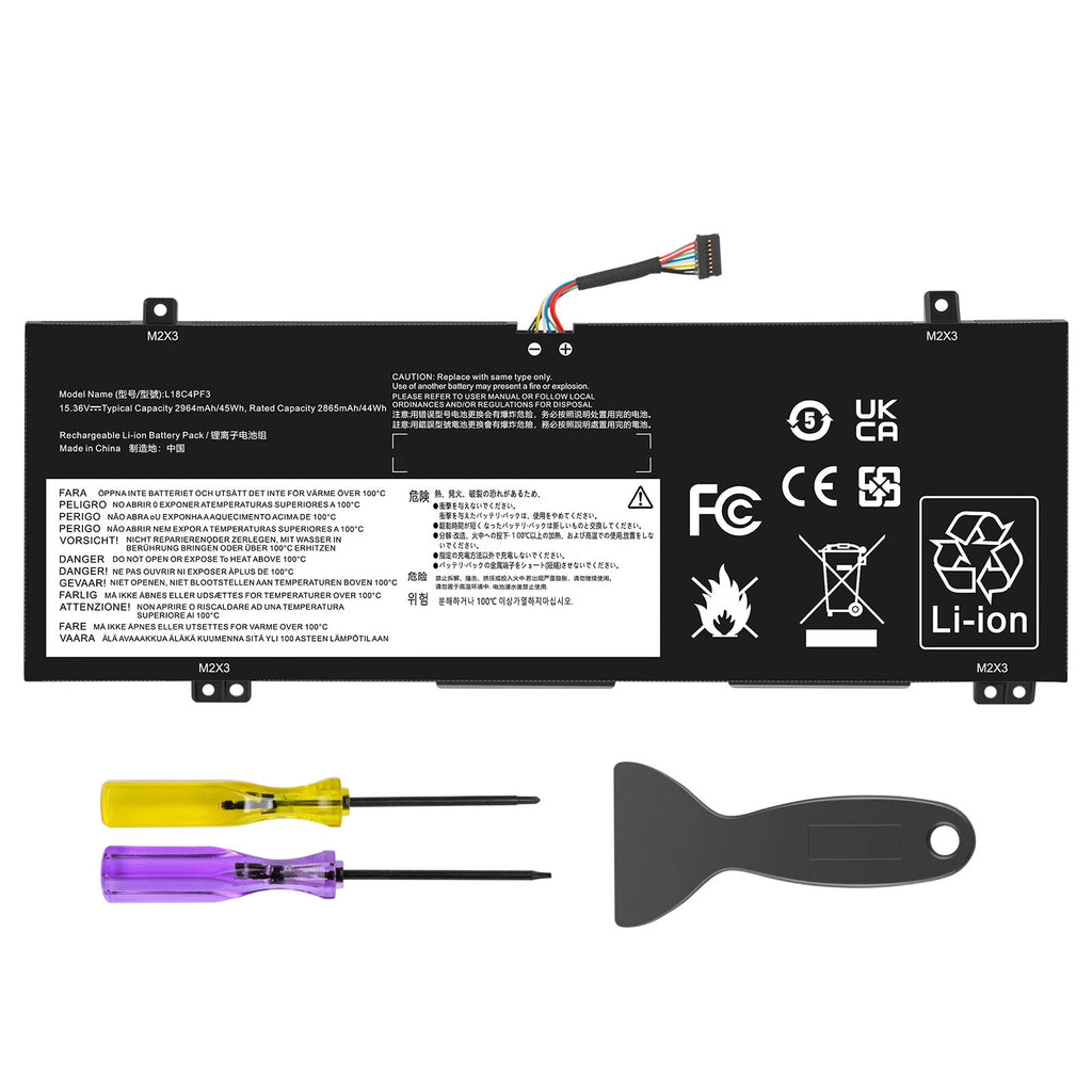 Laptop Battery For Lenovo Ideapad Flex-14API 14IWL L18C4PF3 L18M4PF3 L18C4PF4