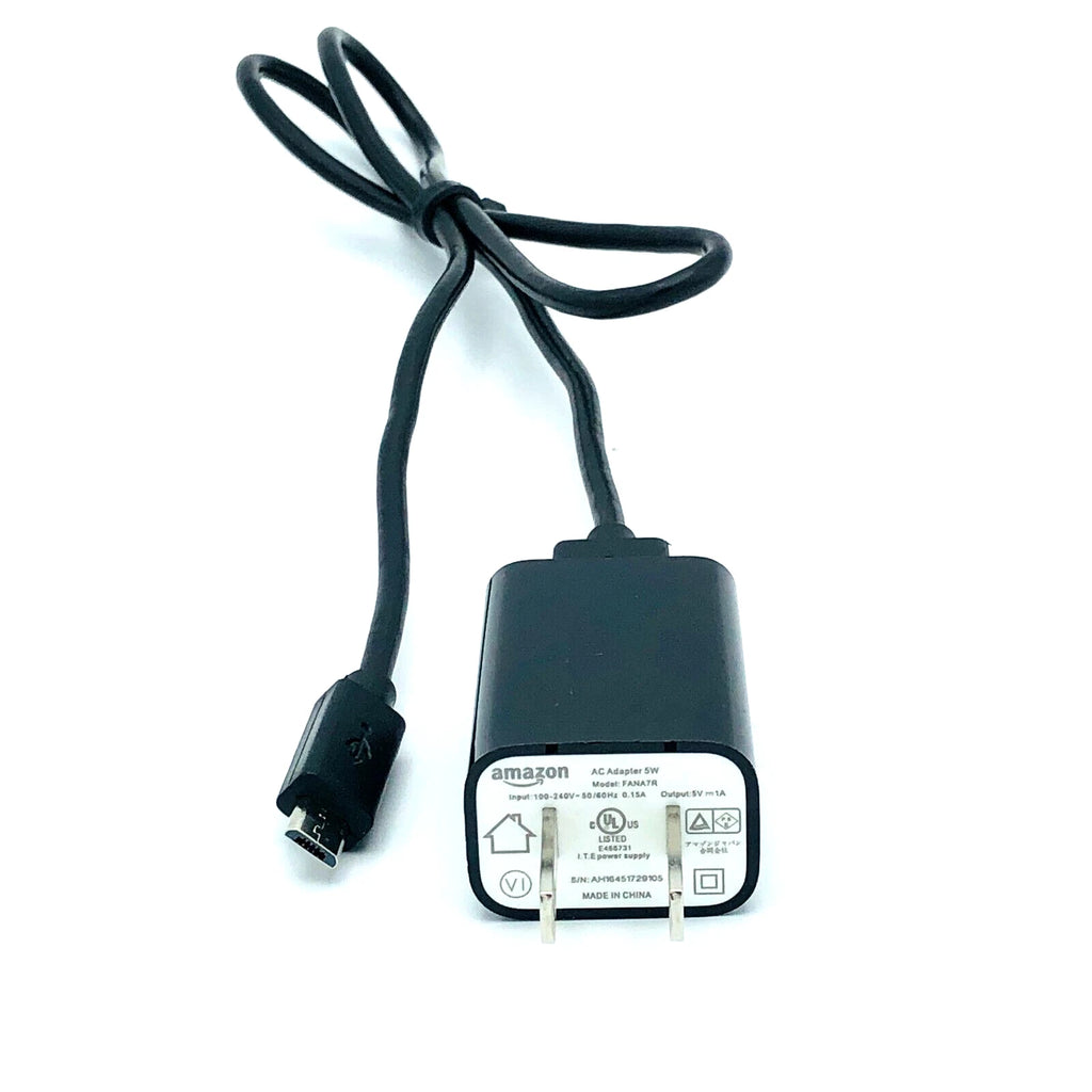 NEW Original 5W Amazon FANA7R AC Wall Adapter 5V 1A w/ USB A to Micro USB Cord