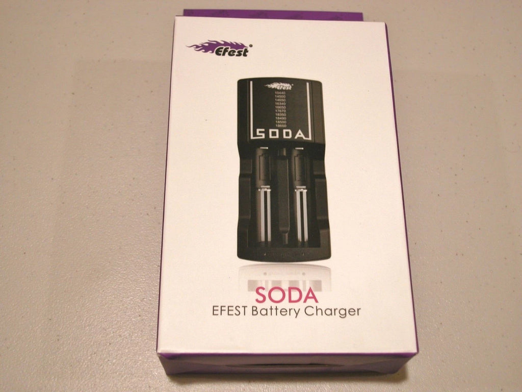 EFEST SODA INTELLIGENT CHARGER LUC FOR Li-Ion Li-Mn battery 18650 18500 16340
