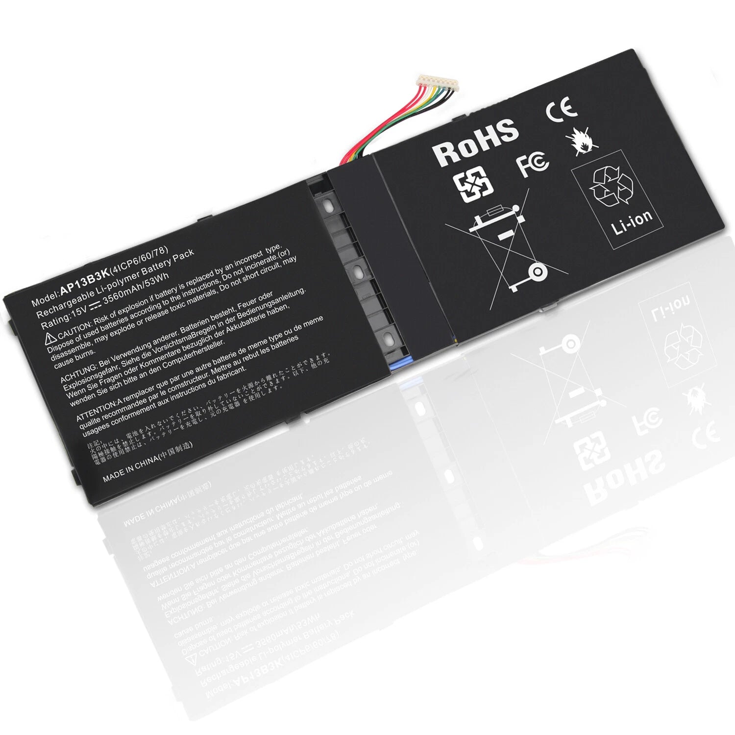 AP13B3K AP13B8K Battery for Acer Aspire R7 V7 V5-573G 552G 472P 473GP TOP