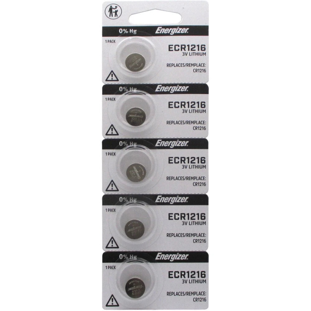 5 SUPER FRESH ENERGIZER CR1216 WATCH BATTERIES BRAND NEW