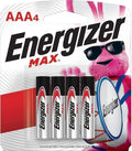 Energizer AAA Batteries (4 Count), Triple A Max Alkaline Battery