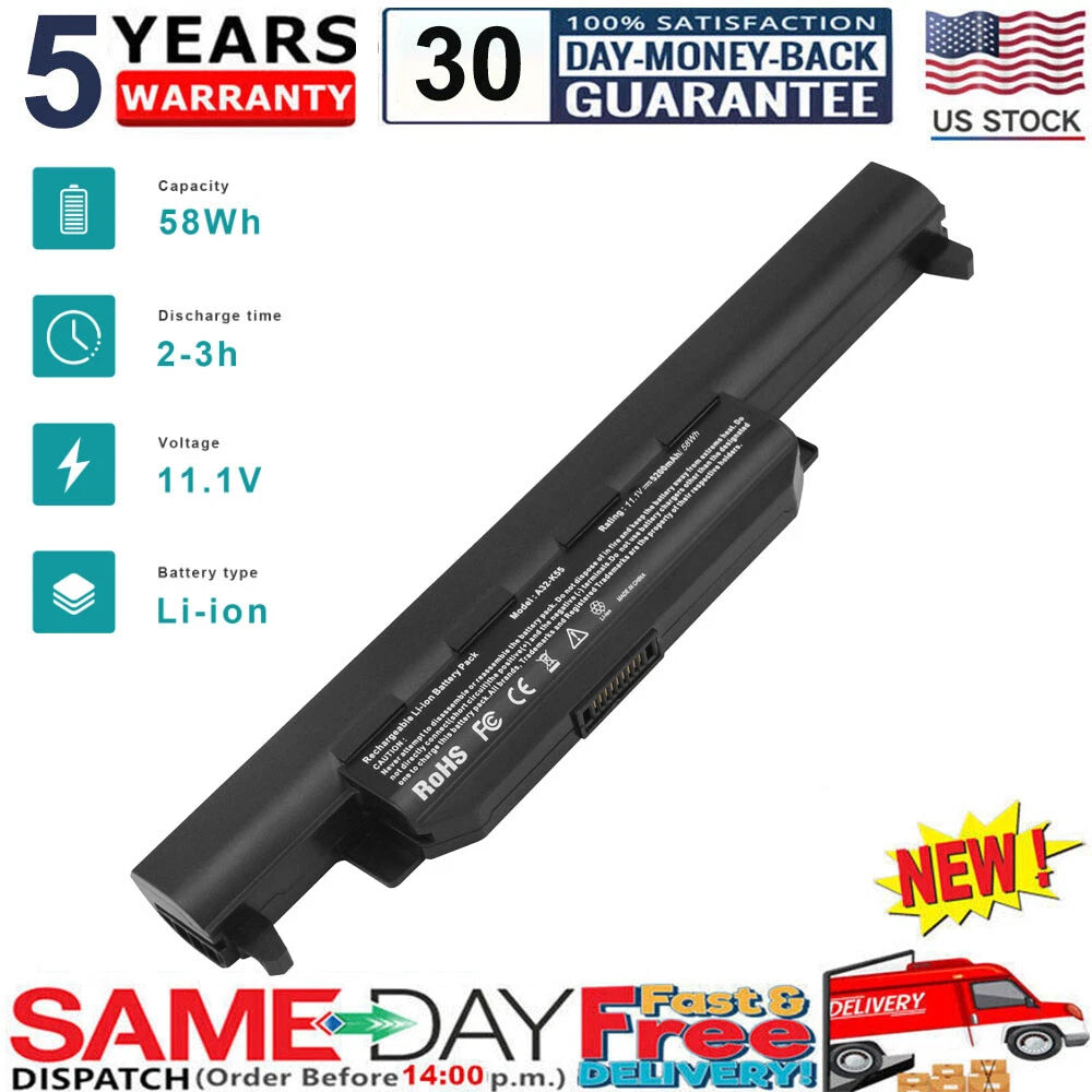 Battery for Asus A32-K55 A41-K55 for ASUS Q500 Q500A R500A R500VJ R500VD R503U