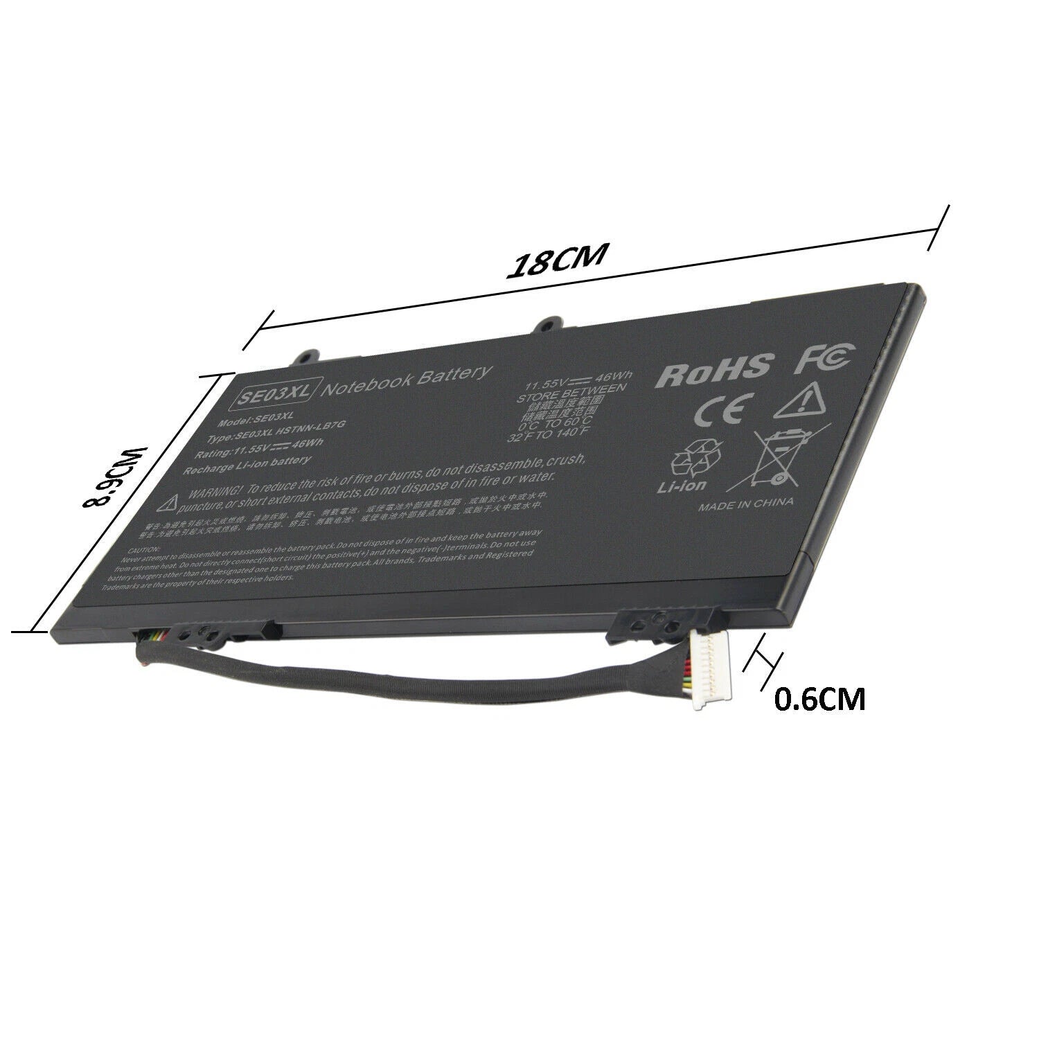 Battery SE03XL For HP Pavilion 14-AL Series 849568-421 849908-850 HSTNN-LB7G 46W