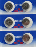 6 Pcs 390 / 389 Watch Batteries SR1130SW Cell