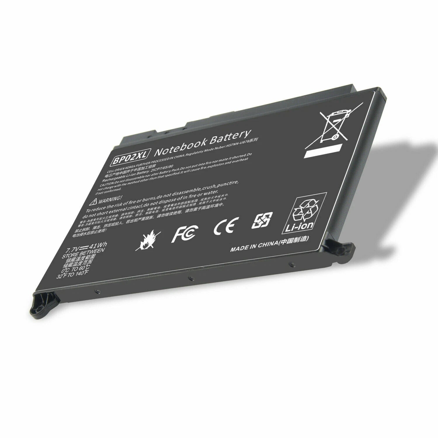 Battery BP02XL For HP Pavilion PC 15 Series 15-AU010WM 15-AU123CL 2ICP7/65/80 US