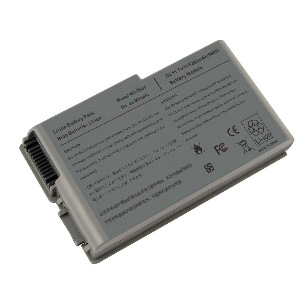 Battery U1543 C1295 for Dell Latitude D500 D600 D610 500M 505M 510M 600M 5200mAh