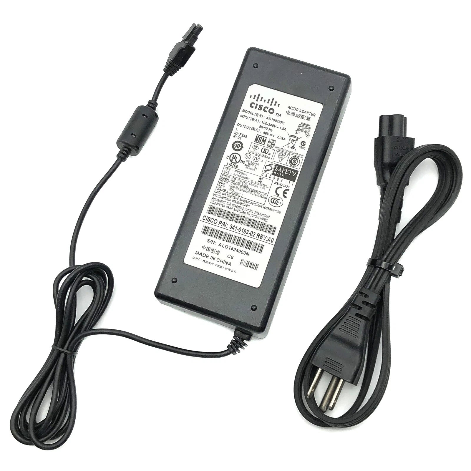 NEW Genuine Cisco ASA5505 48V AC Power Adapter Firewall Router Charger OEM