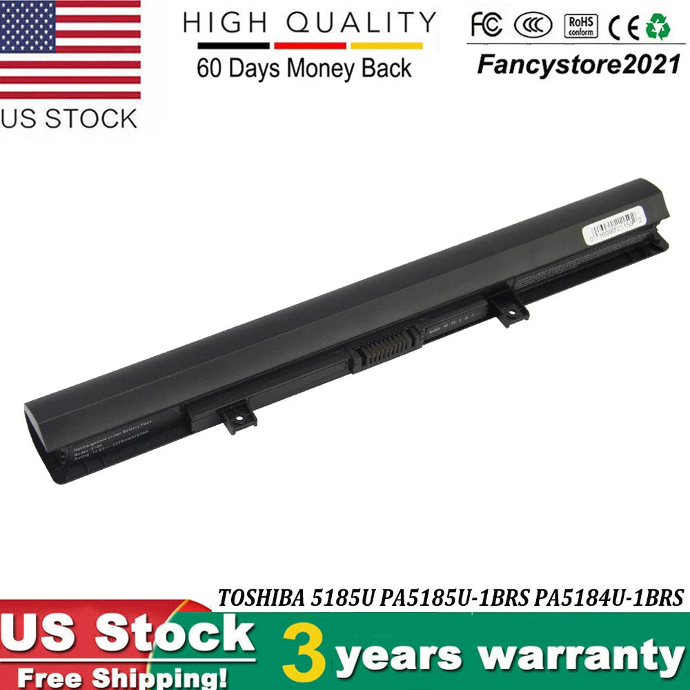 33Wh Battery FOR TOSHIBA SATELITE L50 L55 C50 L50-B PA5185U-1BRS PA5186U-1BRS US